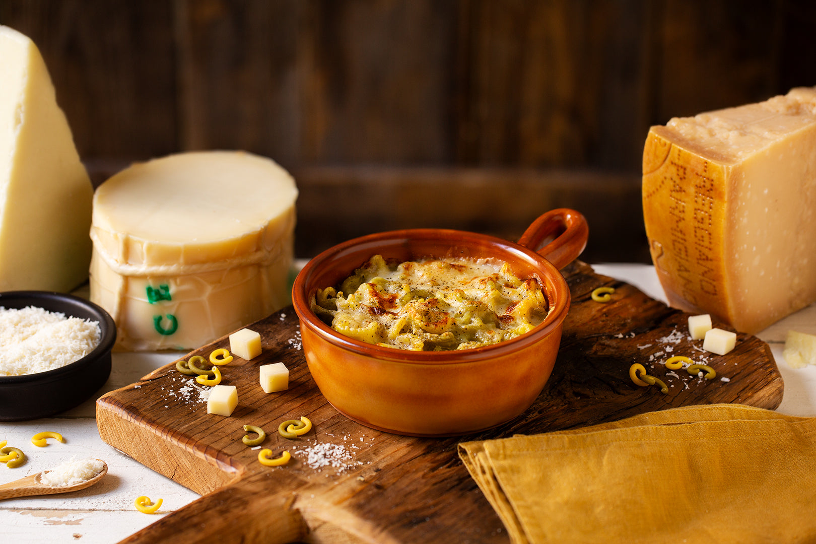 GRAMIGNA PASTA BAKE WITH CHEESE